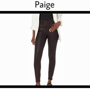 Paige Hoxton Ankle Skinny Pants Waxy Jeans Women’s Sz 28 NWT($229) Vino Luxe